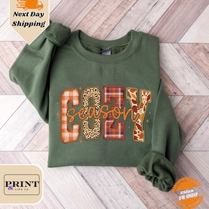 Cozy Season Sweatshirt, Retro Fall Sweatshirt, Get Cozy Sweatshirt, Womens Fall Sweaters, Fall Graphic Tee, Women Fall Shirt,Sweater Weather