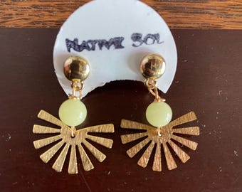 Brass  earrings