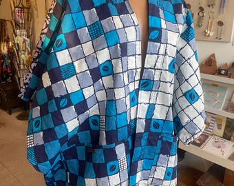 Handmade  patchwork  kimono/ robe