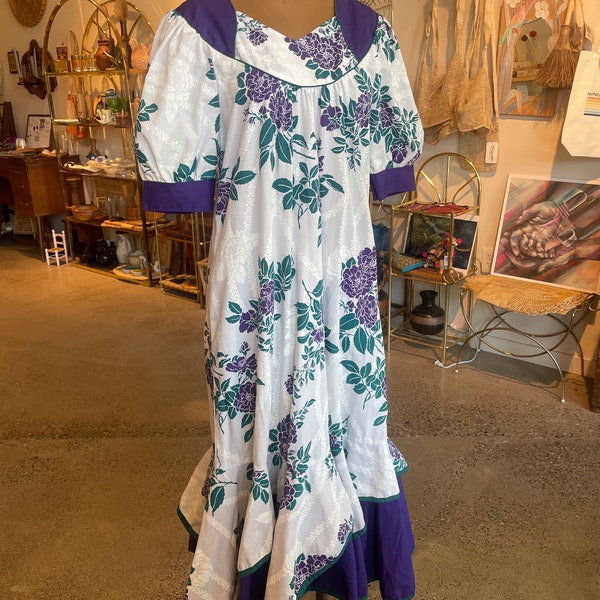 vintage Hawaiianisches Mumu-Kleid