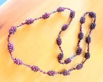 Vintage Granat Halskette