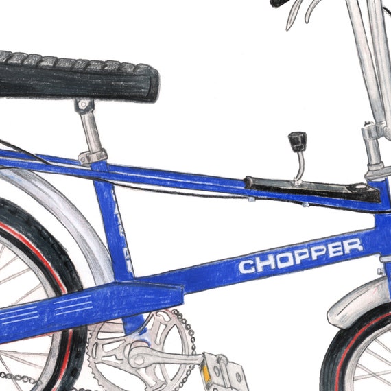 Blue raleigh chopper shop