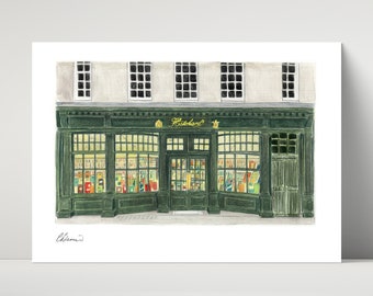 London Bookshop Print - Hatchards