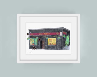 The Belle Pub, Glasgow - archival print