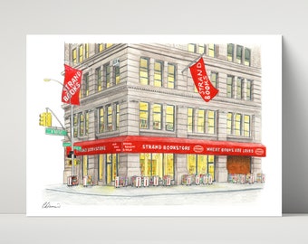 Strand Book Store, New York - archival print