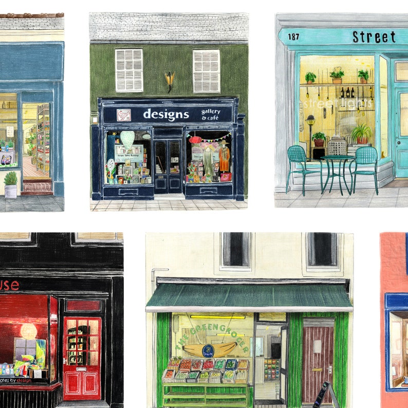 Castle Douglas Shopfronts archival print image 3