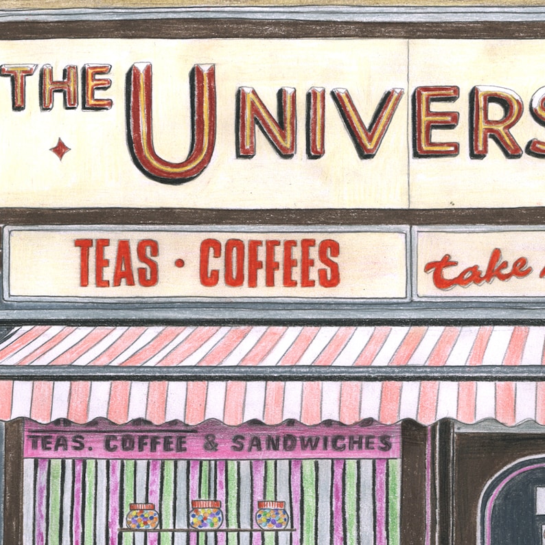 University Cafe, Glasgow archival print image 2