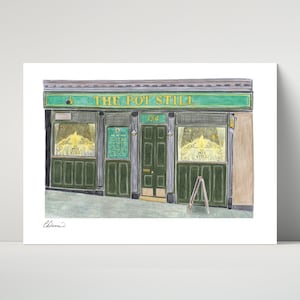 Der Pot Still Pub, Glasgow - Archivdruck