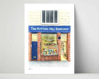 Notting Hill Bookshop - archival print