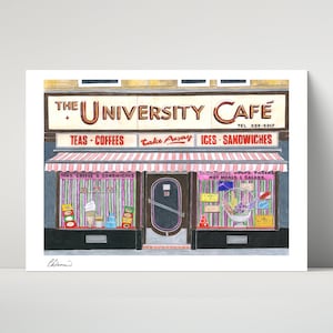 University Cafe, Glasgow - archival print