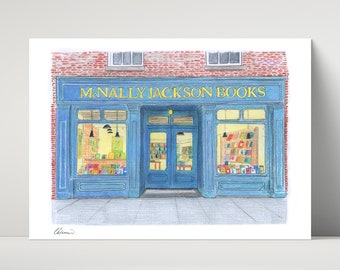 New York Bookstore - Archival Print - McNally Jackson Books