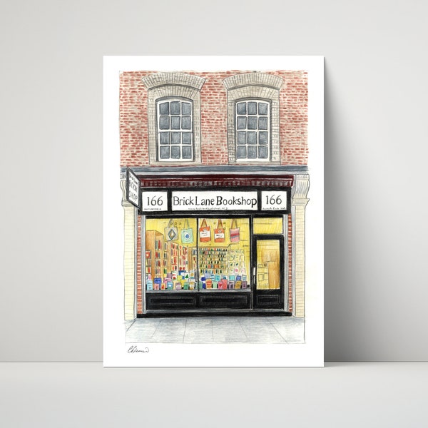 Brick Lane Bookshop - archival print