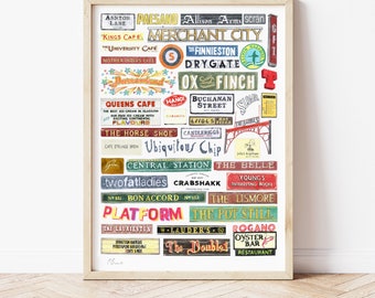 Signs of Glasgow - archival print