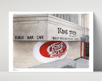 King Tut's Wah Wah Hut, Glasgow - archival print