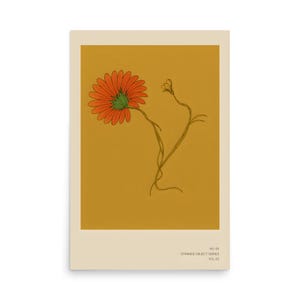 May include: A stylized illustration of an orange flower with green leaves on a yellow background. The text "NO. 08 STRANGE OBJECT SERIES VOL. 03" is at the bottom of the image.