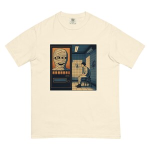 MUMMY ROOM Graphic Tee: Unisex Heavyweight Cotton T-Shirt