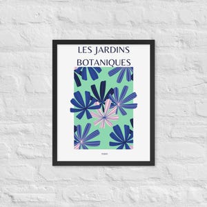 Französischer Botanischer Garten Print – Boho druckbare Kunst – modernes minimalistisches Dekor – grafische Kunst