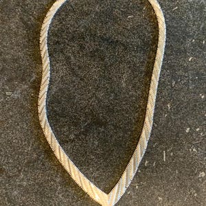 Vintage Riccio Sterling V-shaped Choker Necklace