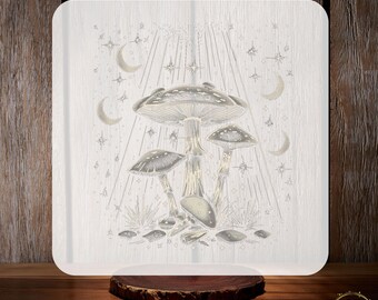 Magical Mushrooms DTF Transfer, Botanical Mushroom Ready to Press, Cottagecore Shirt, Retro Bohemian Mushrooms, Mushroom Lover Gift, Hippie