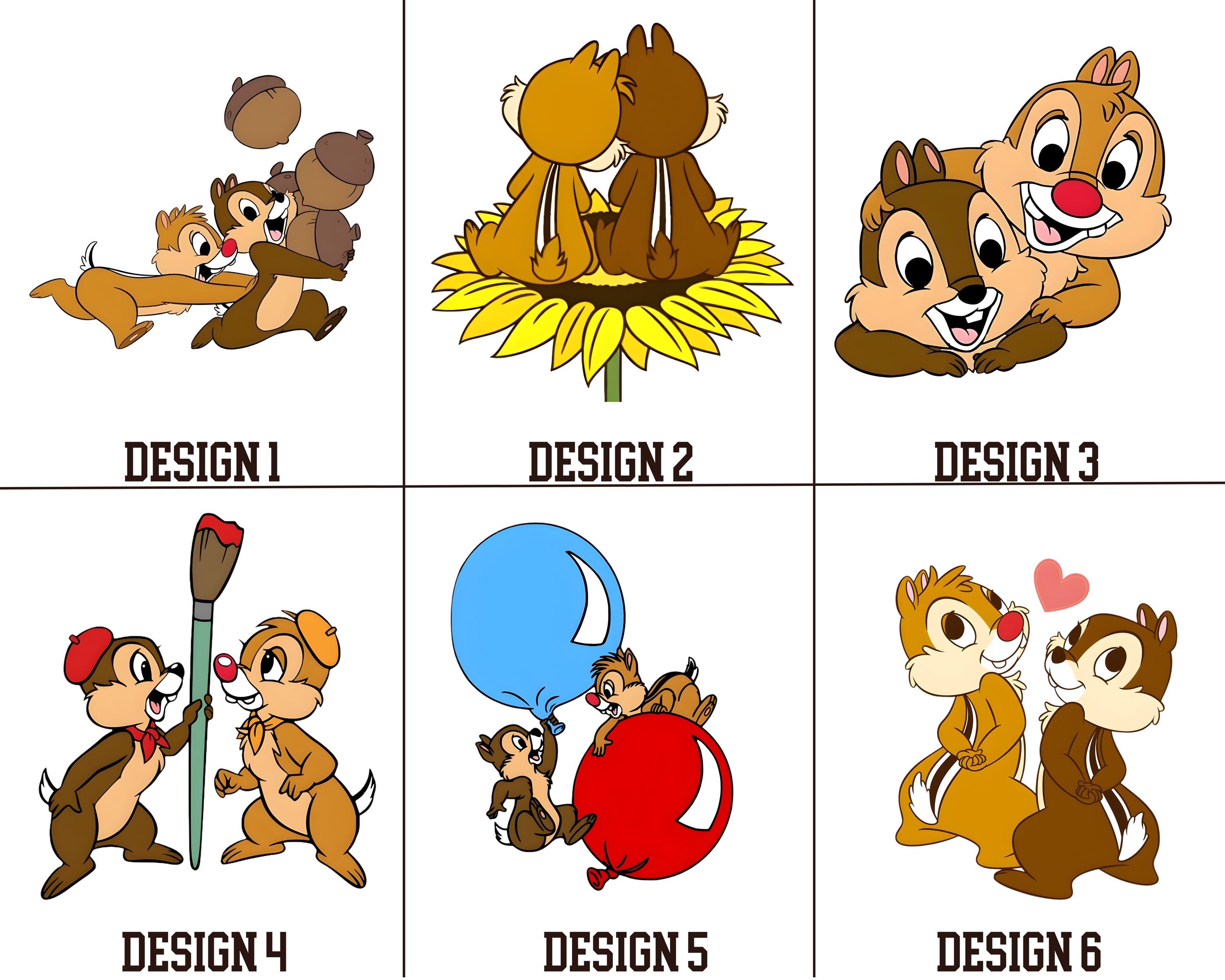 Chip and Dale DTF Transfer, Disney Double Trouble Ready to Press ...