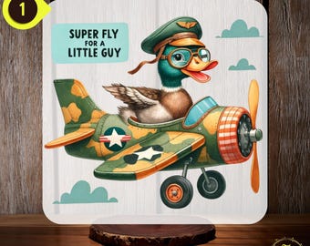Super Fly For A Little Guy DTF Transfer, Gift For Little Boys Shirt Transfer, Camo Gift For Kids Ready to Press, Duck and Deer Hunting Dtf