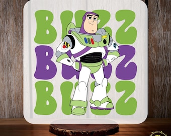 Toy Story Buzz Lightyear Disney DTF Transfer, Heat Transfer, Ready to Press, Disney Pixar, Toy Story Buzz, Woody DTF Print, Disneyland Gift