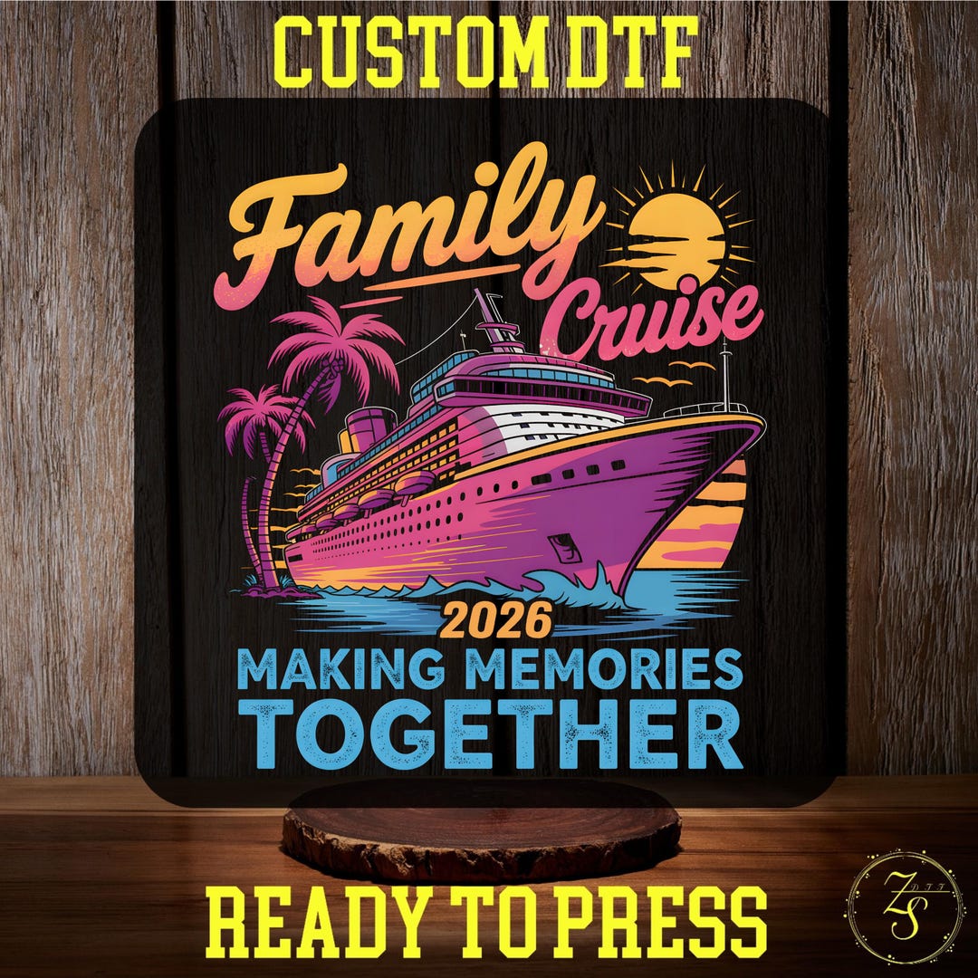 Cruise Squad 2026 DTF Transfer: Family Vacation Heat Transfer - Etsy