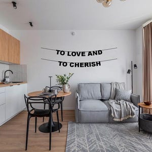 Banner de boda, guirnalda de letras de cartón negro: decoración de cumpleaños personalizada para el hogar, fiesta personalizada, decoración de banner, decoraciones de fiesta, regalo de boda