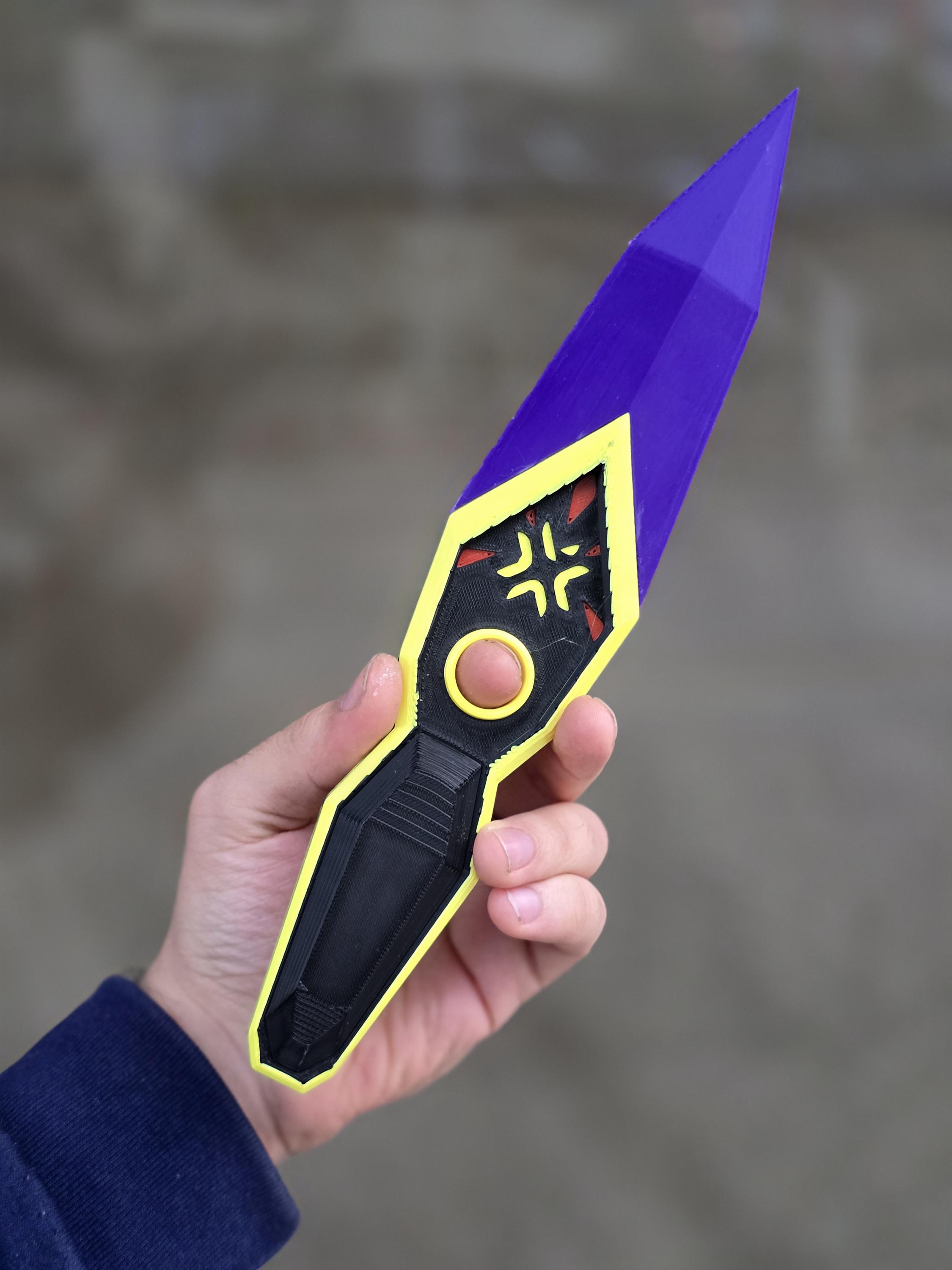 Valorant Champion Kunai Cosplay | Replica Toy | Gift for Gamer | Valorant 3d Print | Valorant Cosplay