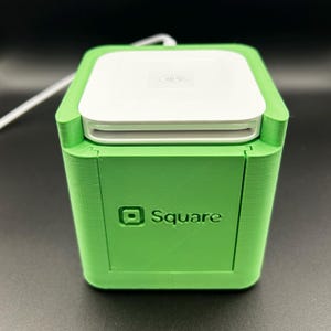 Square Reader (Gen 2) Holder with Cord Port - 3D Printed