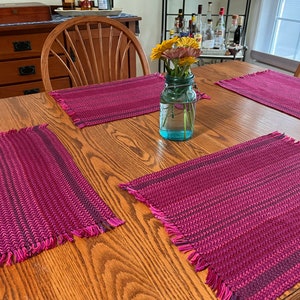 Raspberry Placemats Weaving PATTERN. PDF instant download pattern by Kate Kilgus Handwovens. image 6