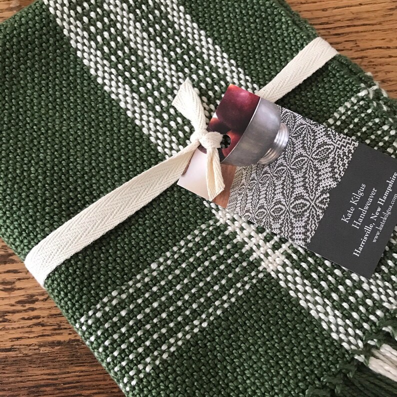 Handwoven reversible placemats with log cabin borders. Set of Etsy