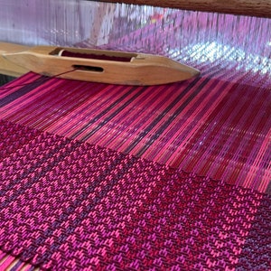 Raspberry Placemats Weaving PATTERN. PDF instant download pattern by Kate Kilgus Handwovens. image 2