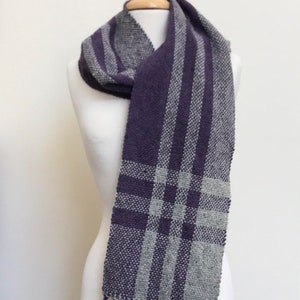 Highland Hug Wool Scarf PDF weaving pattern. Print-at-home pattern for rigid heddle weavers. PDF instant download by Kate Kilgus Handwovens. imagem 2