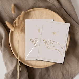 Hands On Karten Yoga | Consent Cards für Yogalehrer | Erlaubnis zum Assistieren oder Anpassen| Ja oder Nein | Yoga Permission Cards