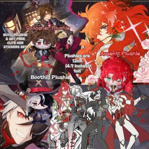 HSR Boothill Plushie Hsr Argenti Plushie Hsr Gallagher Plushie honkai star rail plushie, boothill hsr, gallagher hsr plushie argenti hsr