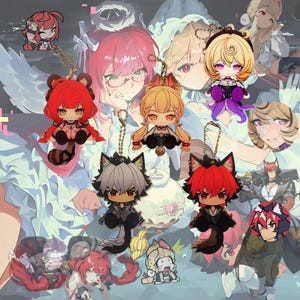 Spook Shack Waggy ZZZ Yuzuha Llavero zzz Alice Thymefield Llavero zenless zone zero zzz Komano Manato zzz yidhari zzz merch