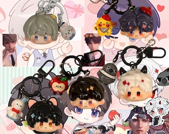 Love and Deepspace Solid 3D Keychain Sylus keychain Xavier keychain Love and deepspace Caleb keychain Rafayel Keychain Zayne Keychain LaDs