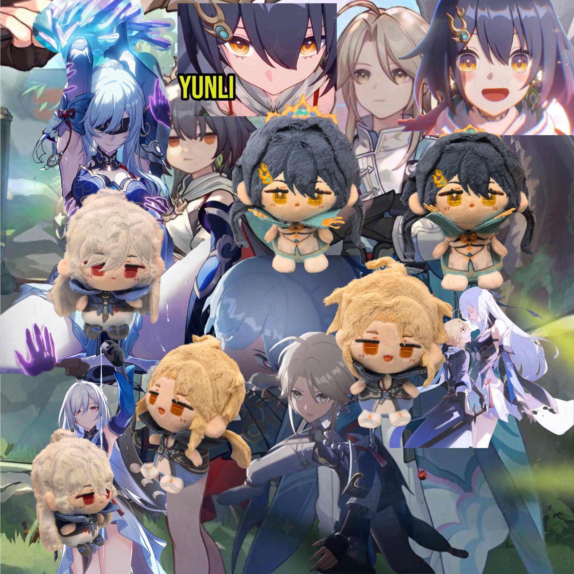 HSR Yunli Plushie HSR Jingliu Plushie honkai star rail hsr Yanqing Plushie hsr Yunli hsr Plushie honkai star rail plushie hsr gift zzzero