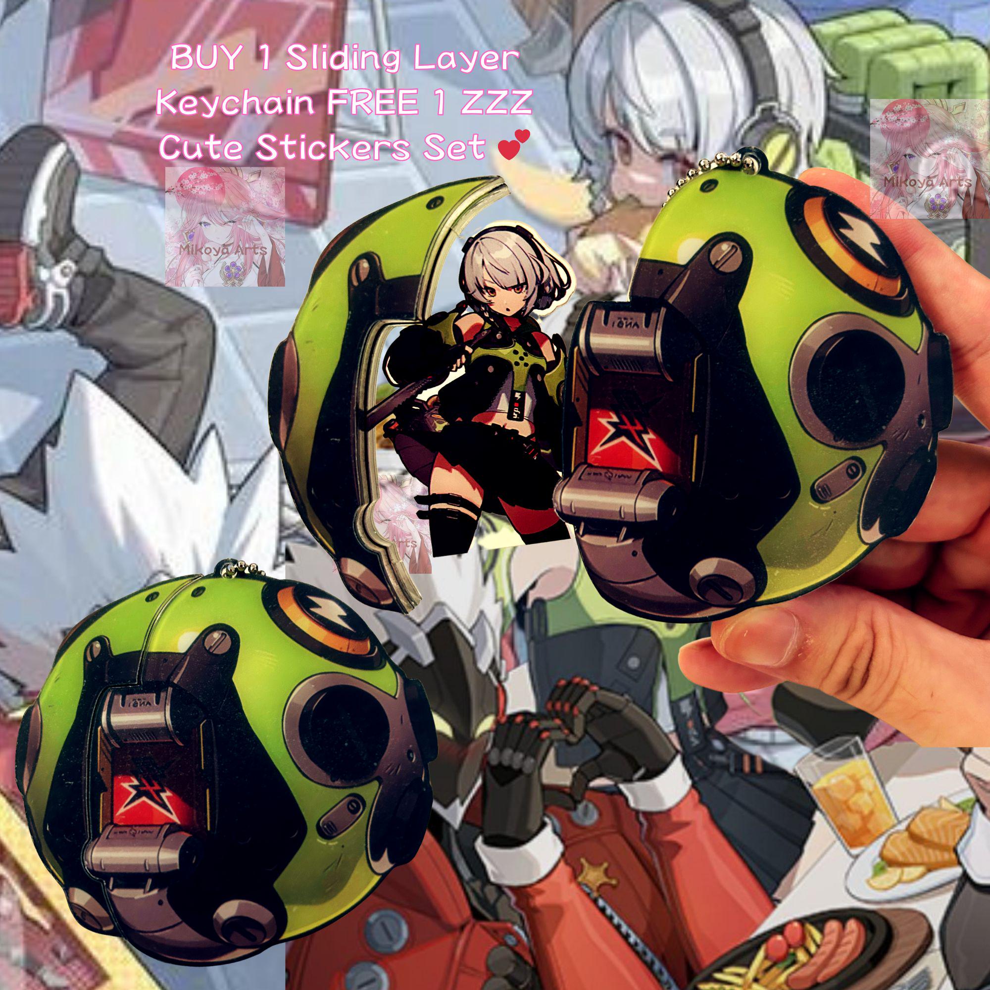 ZZZ W-engine Keychain Zenless Zone Zero Keychain Zzz Billy Zzz