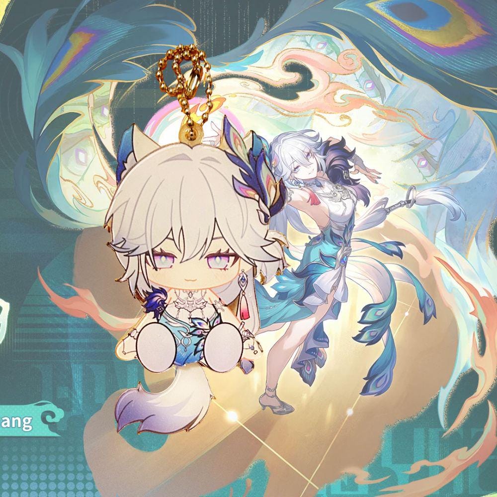 HSR Yao Guang Waggy Keychain Yaoguang Hsr Keychain Honkai Star
