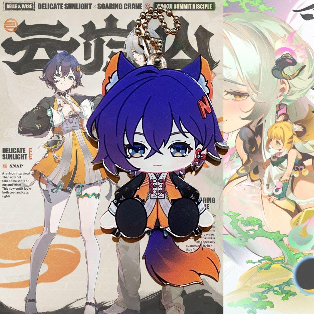 Yunkui Summit Waggy ZZZ Yixuan Keychain Zzz Ju Fufu Keychain