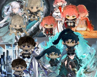 Wuwa Jinhsi plushie wuwa Changli plushie wuwa Jiyan plushie wuwa Xiangli Yao plushie wuthering waves plushie Jiyan wuwa Jinhsi wuwa plushie