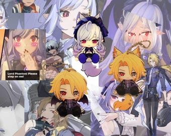 ZZZ Hugo Vlad Vivian Keychain zzz keychain zenless zone zero vivian banshee zzz hugo keychain zenless zone zero keychain hugo zzz keychain