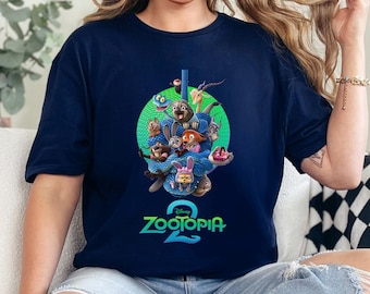 Disney Zootopia 2 Shirt, Zootopia Characters Shirt, Judy Hopps Nick Wilde Gary De'Snake Shirt, Disneyland Zootopia Tee 243863