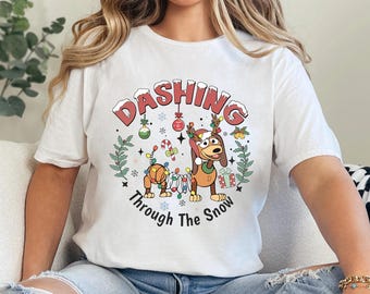 Dashing Through The Snow Slinky Dog Disney Christmas Shirt, Disney Toy Story Christmas Shirt, Very Merry Christmas Party Shirt 243709