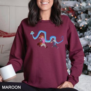 Judy Hopps Nick Wilde Gary De'Snake Sweatshirt, Disney Zootopia 2 Sweatshirt, Walt Disney World Hoodie, Disneyland Zootopia Crewneck 244513 bild 5