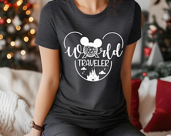 Disney World Traveler Mickey Shirt, Disney Mickey Shirt, Disney Vacation Shirt, Disney World Shirt