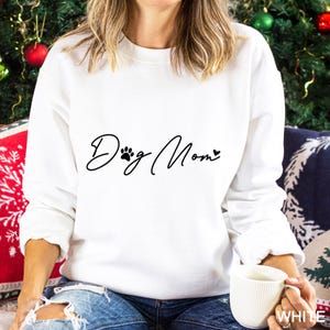 Sweat-shirt pour maman chien, cadeau pour maman chien, cadeau chien pour la fête des mères, sweat à capuche pour maman chien, col rond pour amoureux des chiens, nouveau sweat-shirt pour maman chien, maman en fourrure 242815