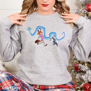 Judy Hopps Nick Wilde Gary De'Snake Sweatshirt, Disney Zootopia 2 Sweatshirt, Walt Disney World Hoodie, Disneyland Zootopia Crewneck 244513 bild 11